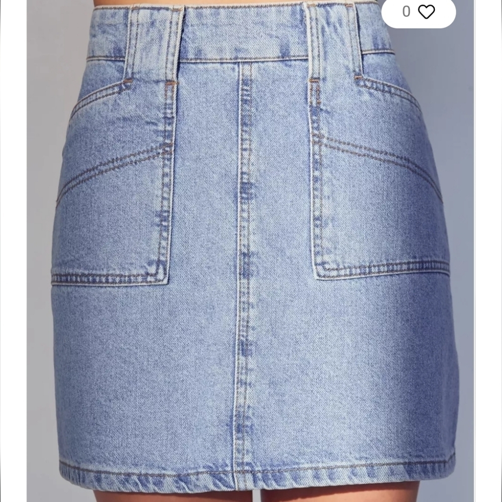 BDG Utility A-Line Denim Mini Skirt Size XS - Picture 3 of 16